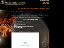 Tablet Screenshot of davidksmusicschool.com